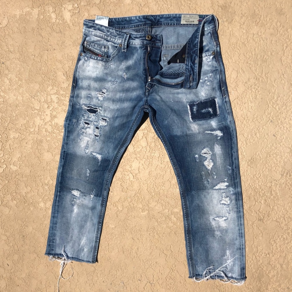 Diesel Thavar Jeans Wash 0840S Flood Cut